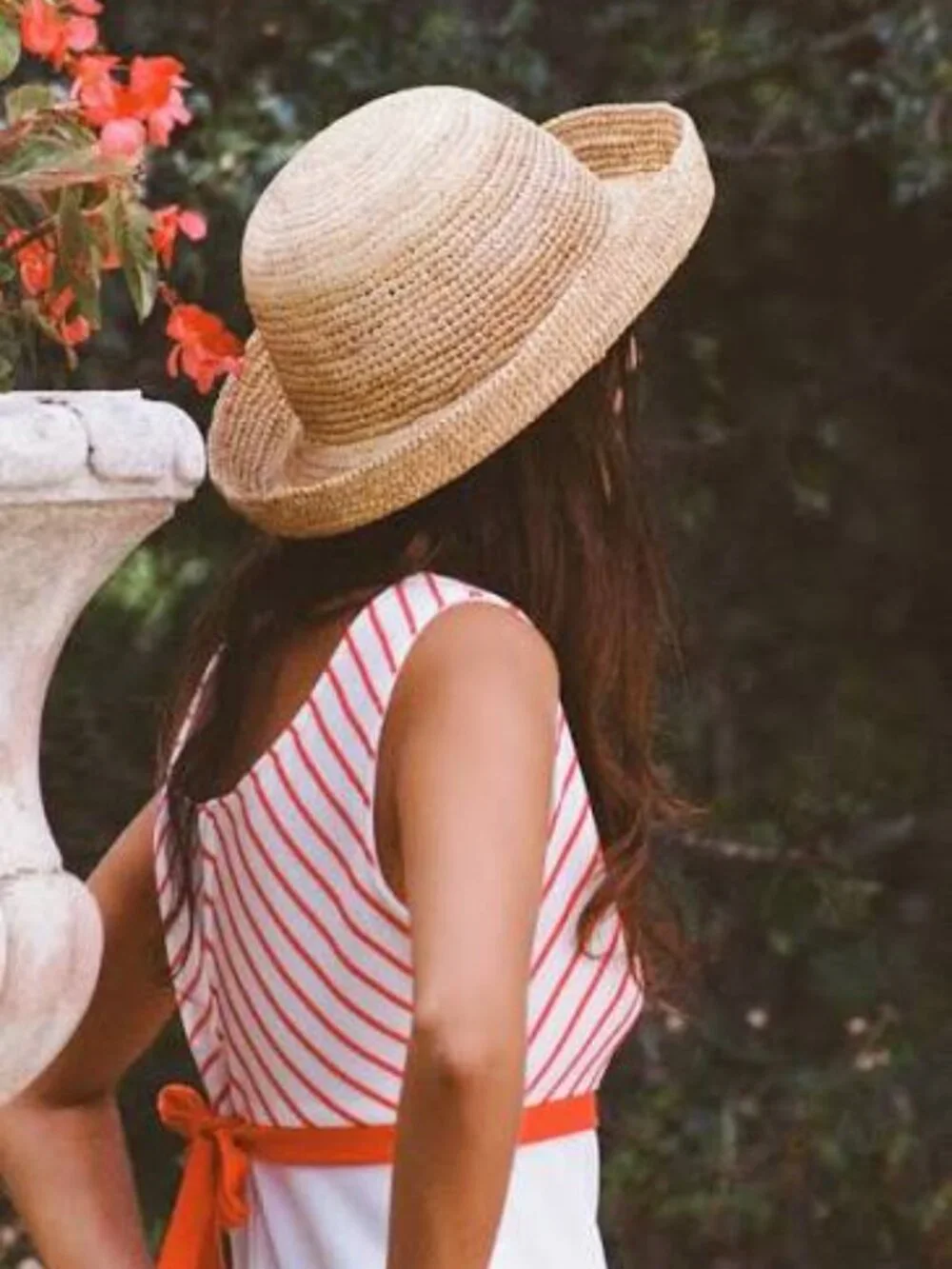 Lack of Color Raffia Cruiser – Handwoven Raffia Straw Dome Boater Hat